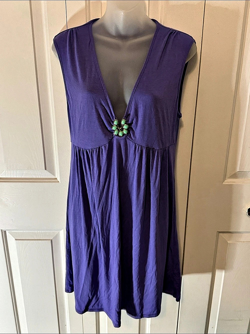 Trina Turk Purple Mini Dress Size L